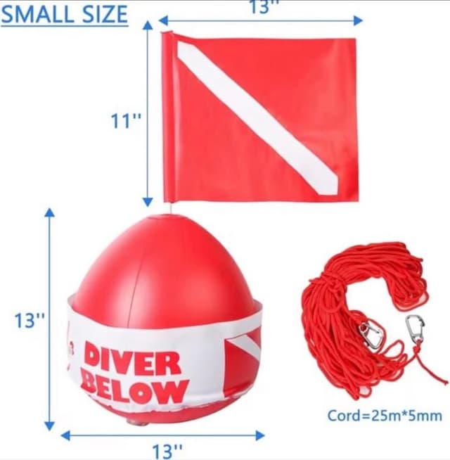 Diver Below Float & Flag